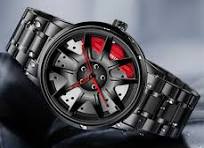 Luxury Stainless Steel Wheel Watch