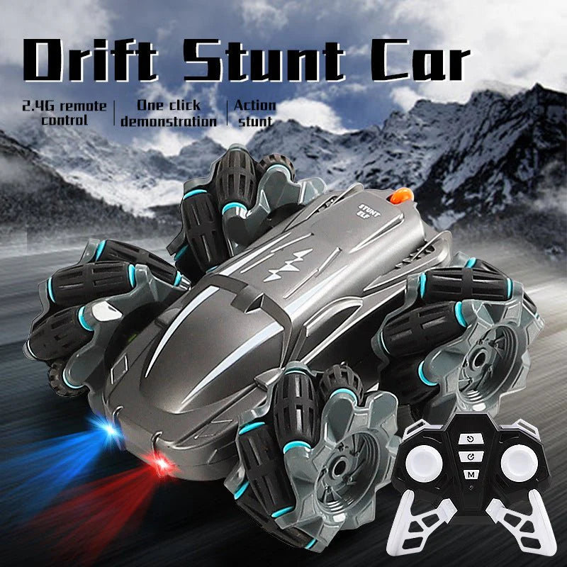 Remote Control Tumbling Stunt Double-Sided Car